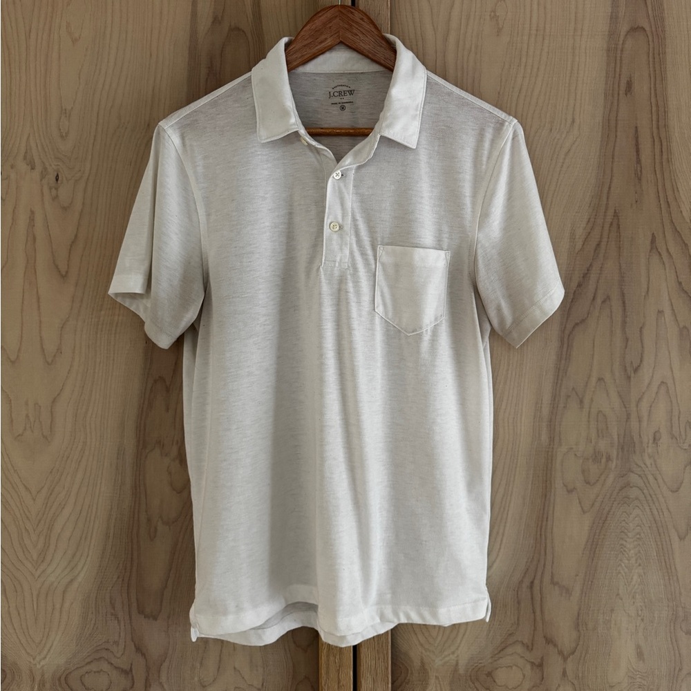 White polo from J.Crew